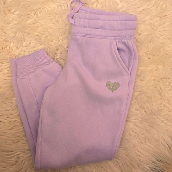 Lavender Fleece Sweats - Picture 1 of 5